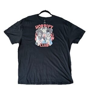 Horrify Club Black Shirt Size XL Men's Characters Halloween